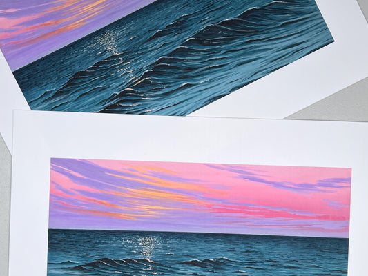 Blushing Sunset Fine Art Print