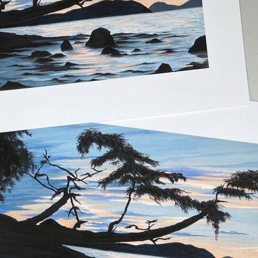 Sunset Beach Fine Art Print