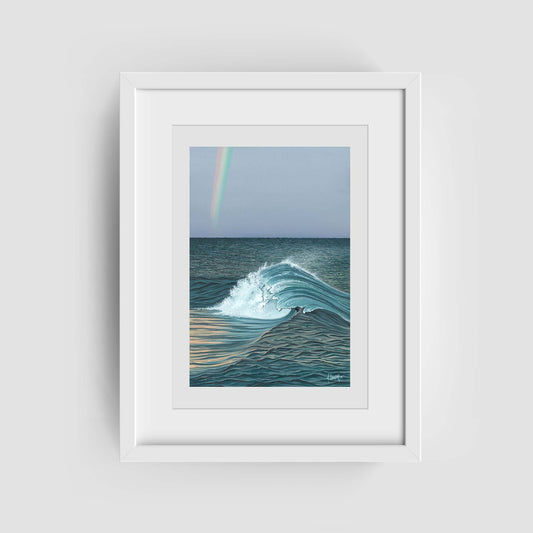 Rainbow Wave Fine Art Print