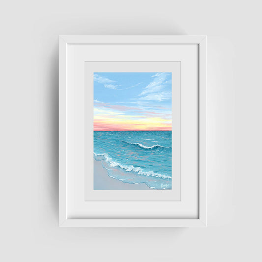 Sunset Shore Fine Art Print